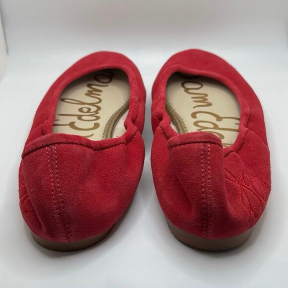 Sam Edelman Fritz Women's Size 5.5 M Pink Suede Leather Ballet Flats Shoes - Picture 7 of 11